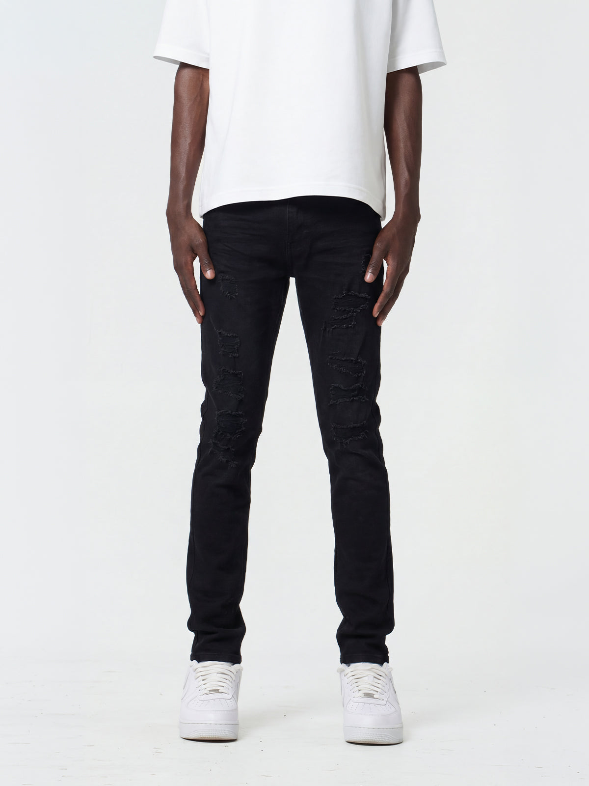 waimea スキニー　drip　29 WAIMEA Skinny Rip & Repair Jeans – DTLR