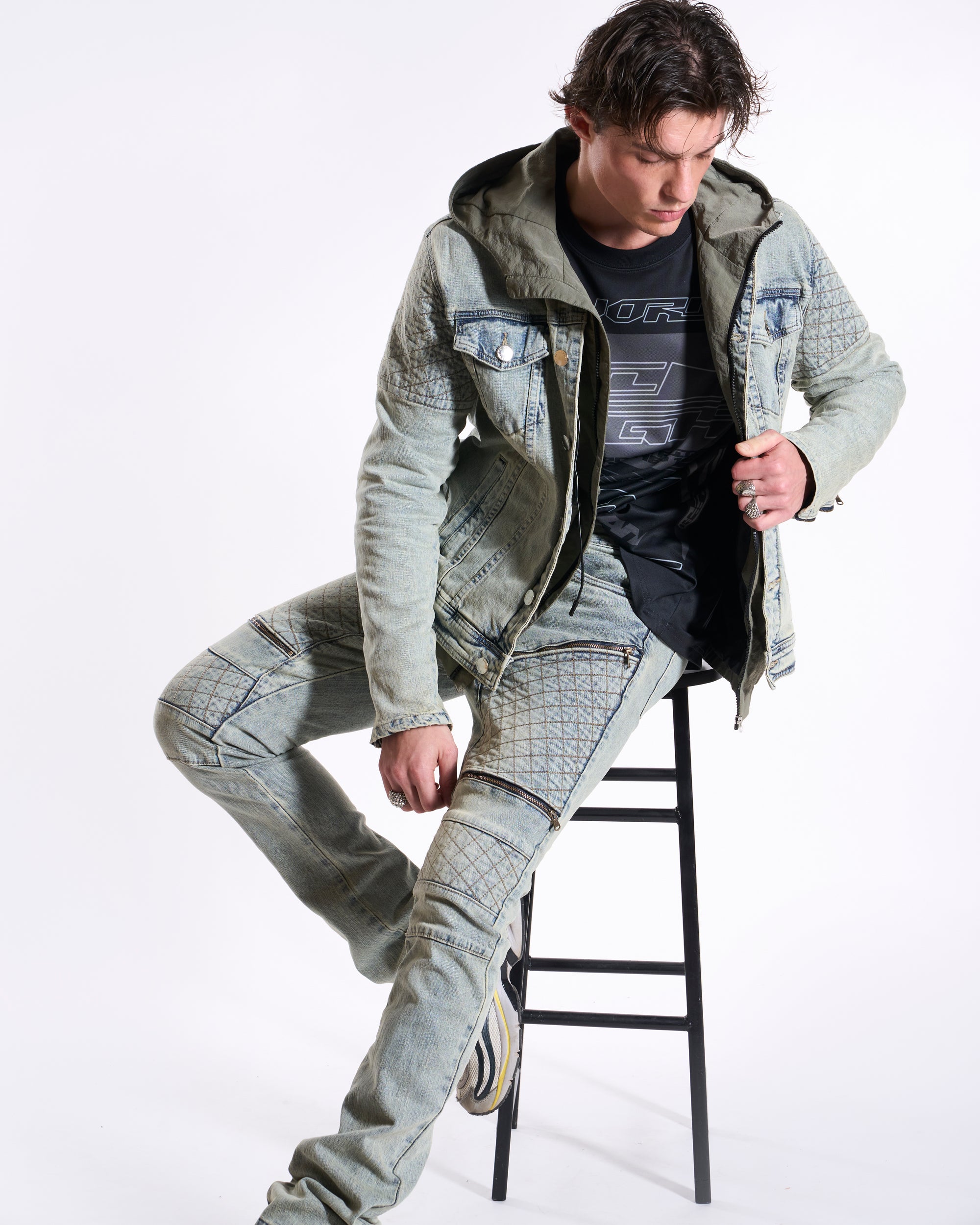 Waimea Men&#39;s Racer Stacked Jeans