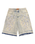 Waimea Men's PU Cross and Studded Denim Short