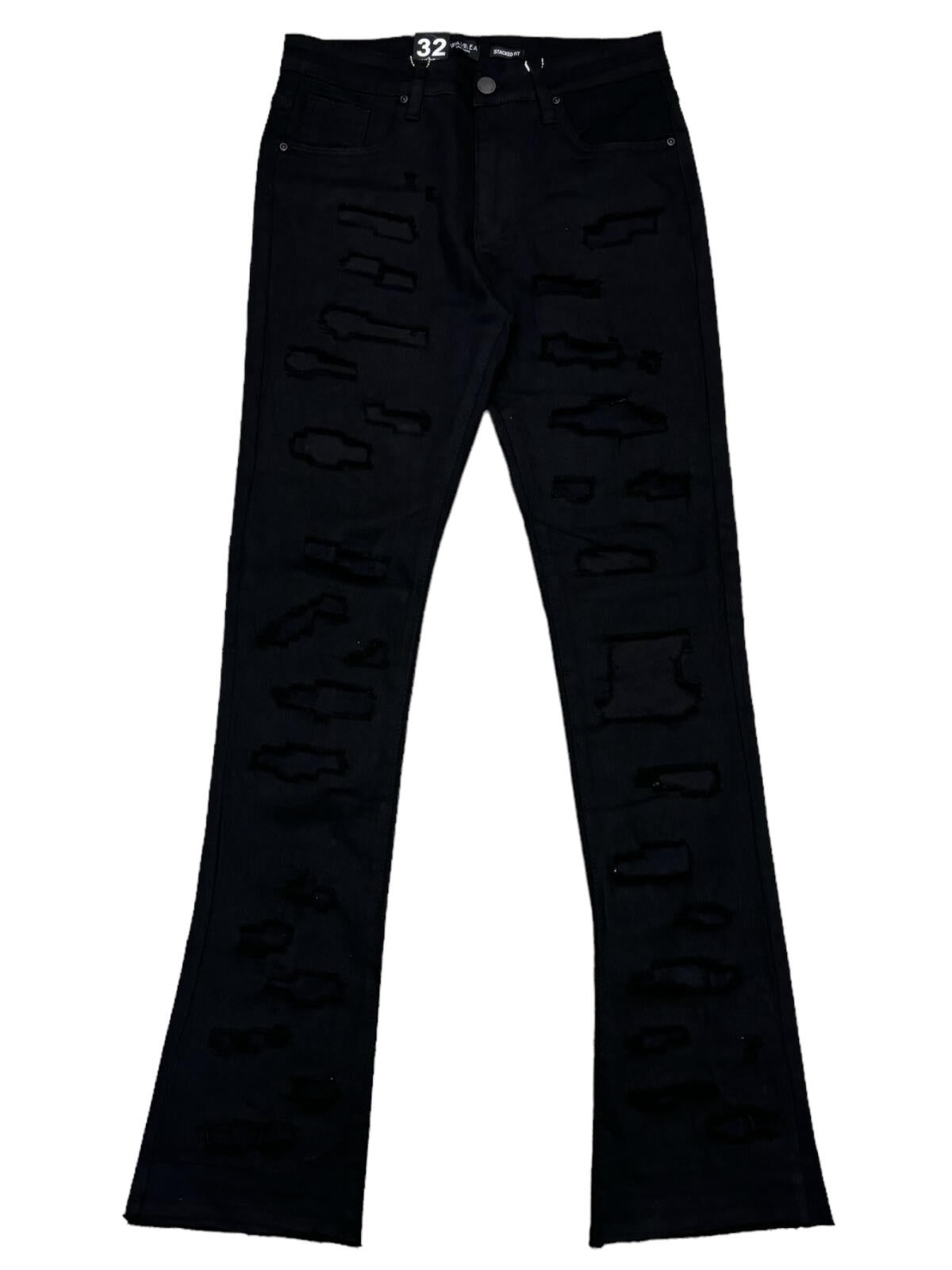 Mens Stacked Jeans:  Slim & Tapered Fits Collection