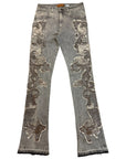Waimea Men’s Stacked Jeans w/ Raw Baroque Panels