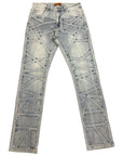 Waimea Men's Patch-Up Studded Slim Fit Jean