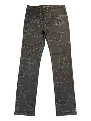 Waimea Men's Patchwork Rhinestone Slim Fit Jean