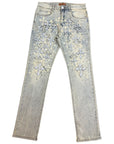 Waimea Men's Street Cross PU Studded Slim Fit Denim