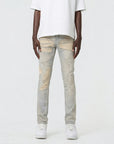 Waimea Men's Patchwork Rhinestone Slim Fit Jean