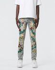 Men's Vintage Wash "Wildflower" Slim Jean