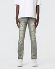 Waimea Men’s Slim Fit Heavy Rip & Repair Jeans