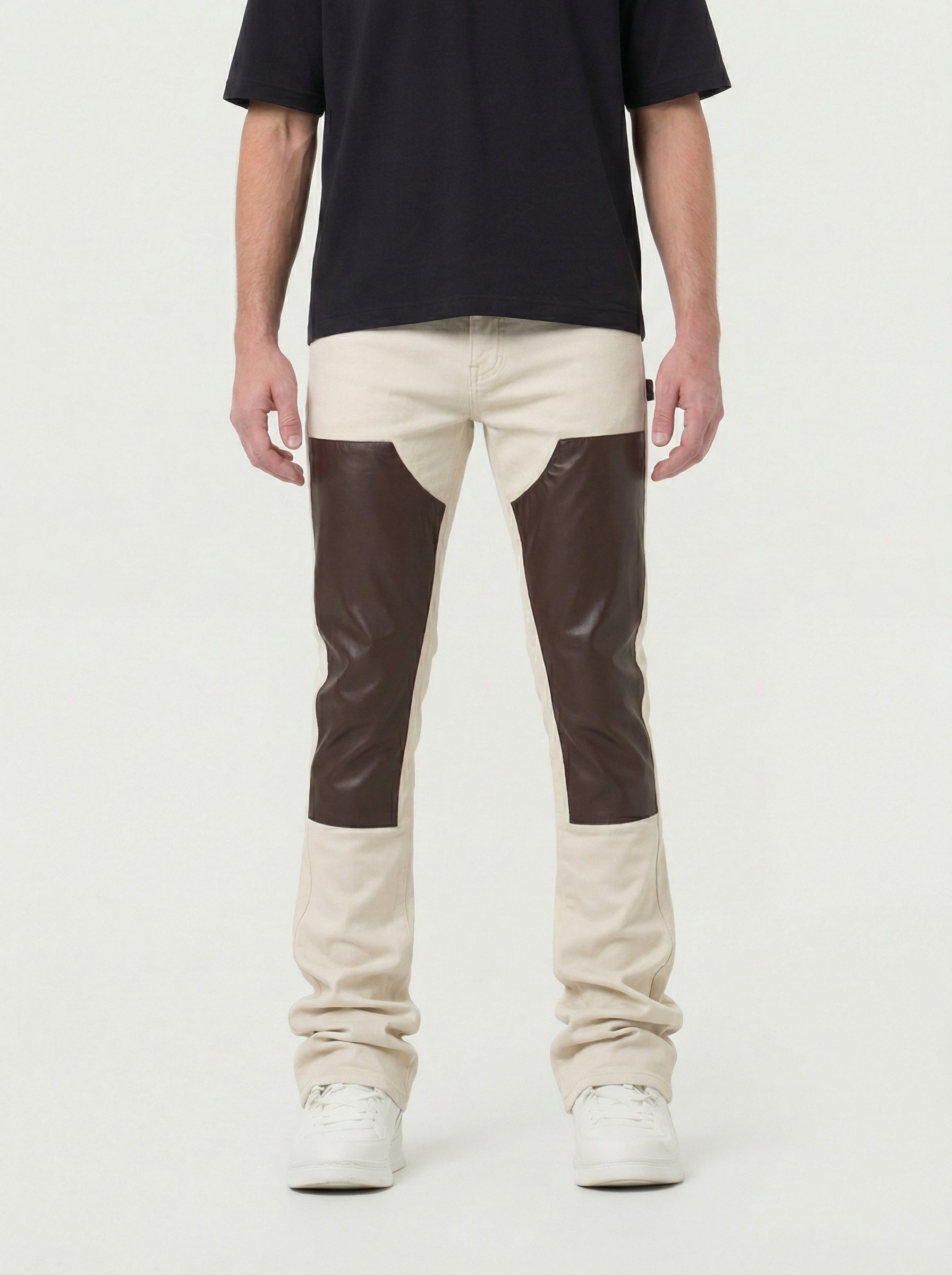 Waimea Men's Stacked Jeans with PU Patch