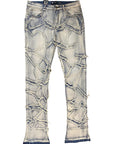 Waimea Men's Frayed Panel Stacked Jeans