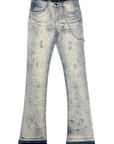 Waimea Men's Blue Stacked Star Jean with Chain