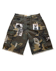 W BY Waimea Camo Patchwork Shorts