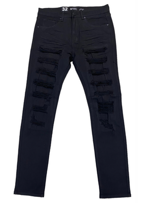 Waimea Men's Jet Black Skinny Jeans