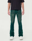 Waimea Men's Stacked Fit Jeans Velvet Coated W/ Stitched Hem