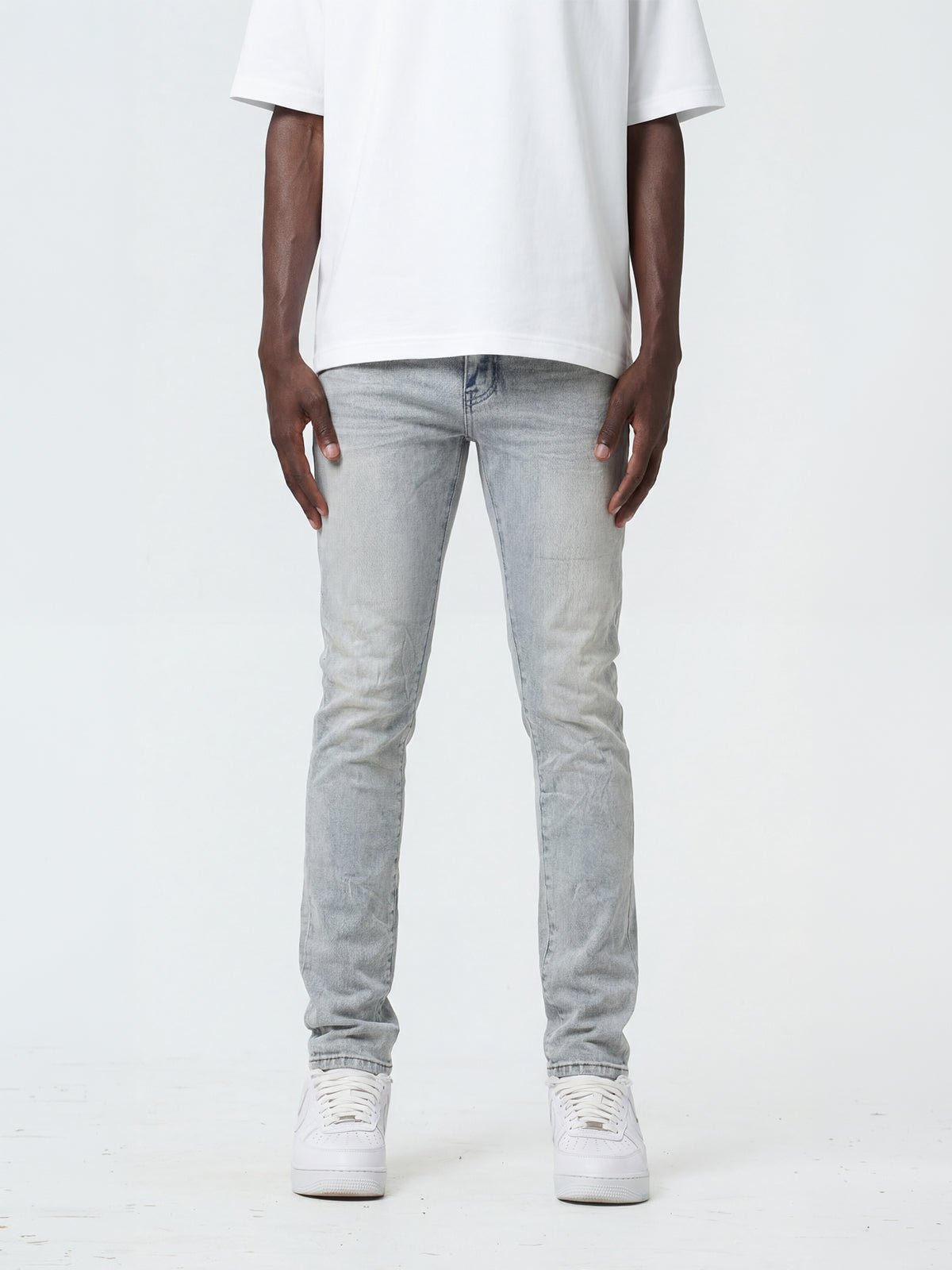 Woenzaia Mens Slim Fit Skinny Denim Stretch Tapered Jeans Woenzaia Mens Slim Fit Skinny Denim Stretch Tapered Jeans