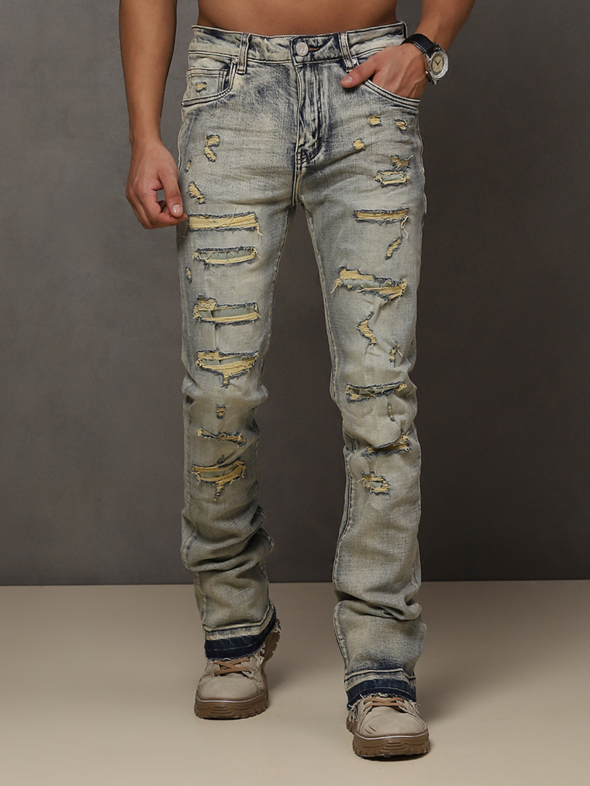W by Waimea Men&#39;s Stacked Fit Jeans