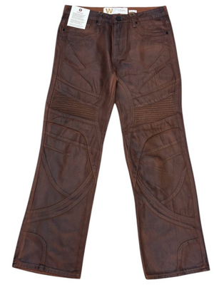 W By Waimea Men's Baggy Fit Wax Jeans