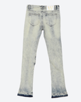 W by Waimea Men’s Stacked Fit Wax Jeans with Embossed Panels