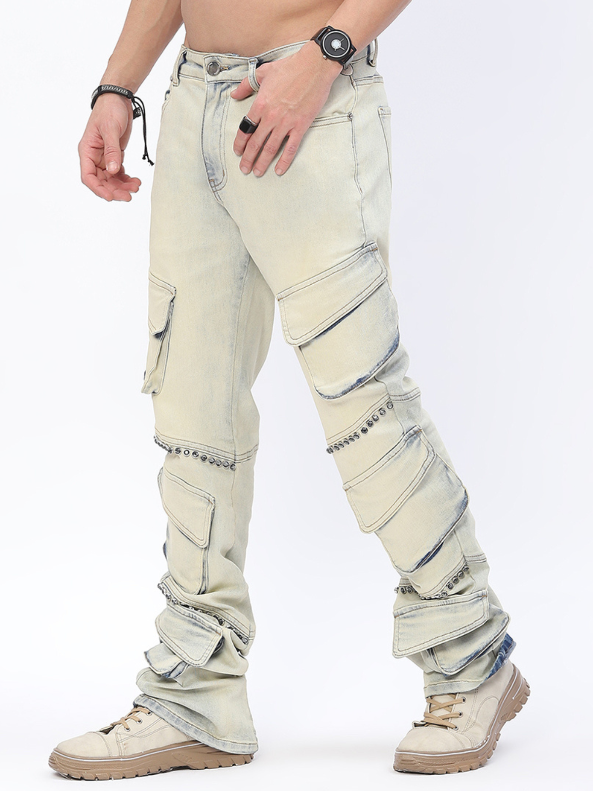 Waimea Men&#39;s Stacked Jeans