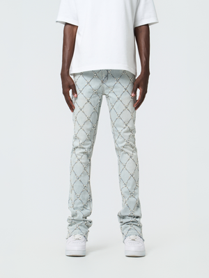 Waimea Men's Rhinestone Stacked Jeans
