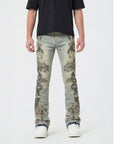 Waimea Men’s Stacked Jeans w/ Raw Baroque Panels