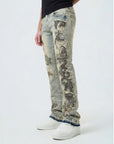 Waimea Men’s Stacked Jeans w/ Raw Baroque Panels