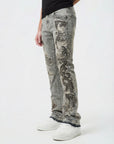 Waimea Men’s Stacked Jeans w/ Raw Baroque Panels