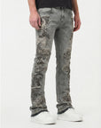 Waimea Men’s Stacked Jeans w/ Raw Baroque Panels