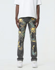 Waimea "Skull & Moth" Slim Fit Jean