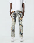 Waimea "Skull & Moth" Slim Fit Jean
