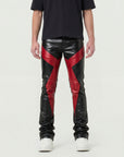 Waimea Men's PU Color Block Stacked Jeans