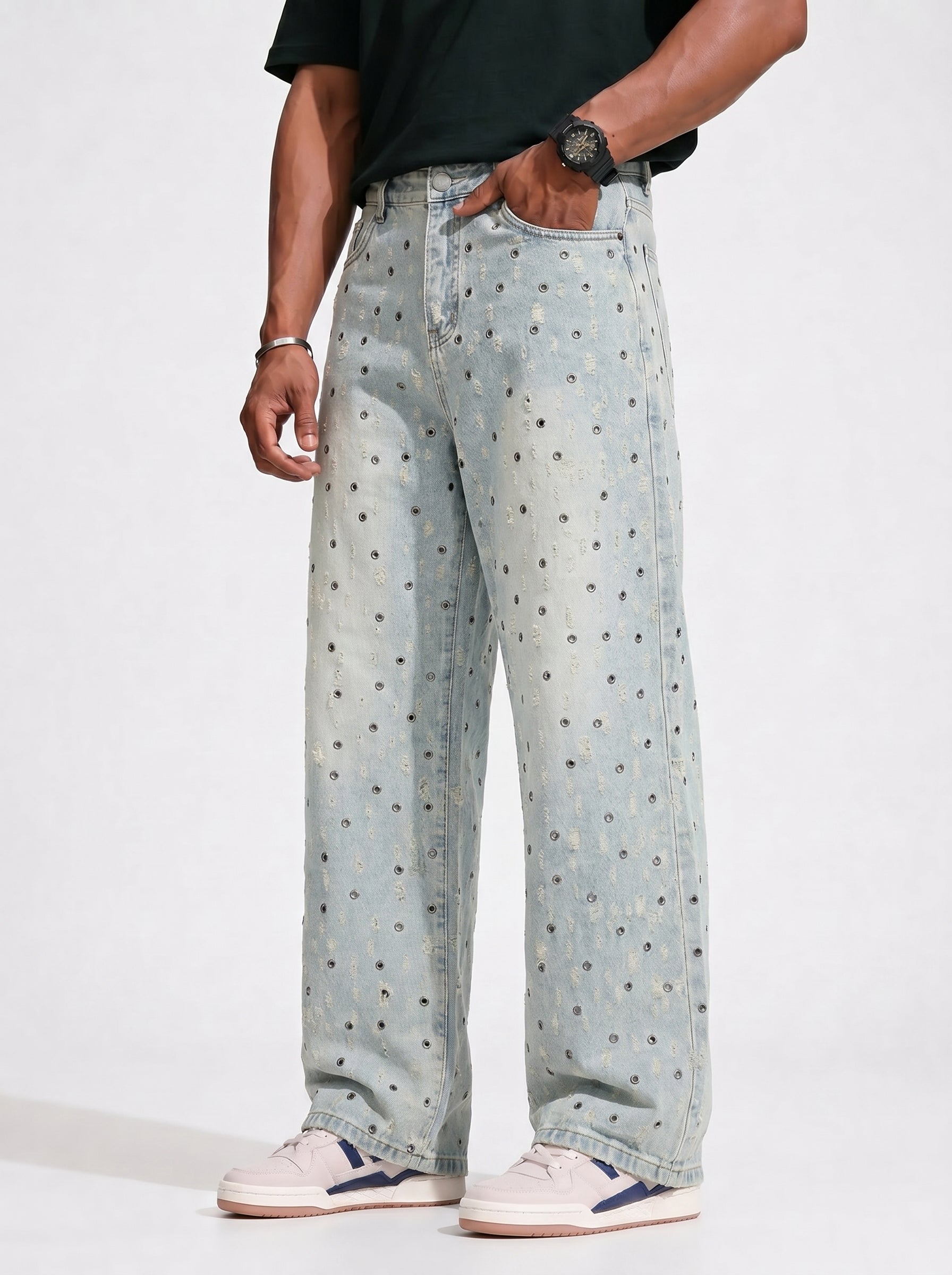 W by Waimea Men's Baggy Fit Jeans
